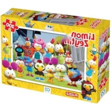 MarkEntegra Canlı Renkli 200 Parça Limon ve Zeytin Temalı Çocuk Puzzle