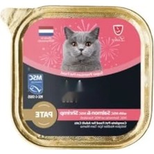 MarkEntegra Somon ve Karidesli Yüksek Proteinli Kedi Konservesi 85 gr