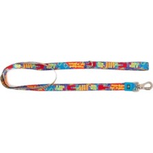 MarkEntegra Kadifemsi Dokulu Geri Dönüştürülmüş Malzemeden Köpek Gezdirme Kayışı - Mavi