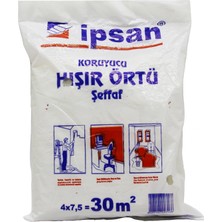 Pileli Store 30-M2 = 4x7.5mt Hışır Şeffaf Koruyucu Örtü (4887)