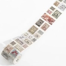 MarkEntegra Vintage Temalı Rulo Sticker, Eğlenceli Tasarım