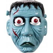 Pileli Store Frankenstein Temalı Sallanan Oynar Gözlü Maske
