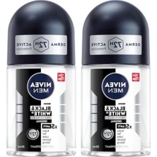 MarkEntegra 72 Saat Süren Etkili Roll-On Deodorant - Siyah ve Beyaz Lekesiz Koruma