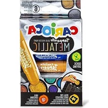 MarkEntegra Metallic 6'lı Stick Poster Boyama Kalemi, Canlı Renk Seçenekleri