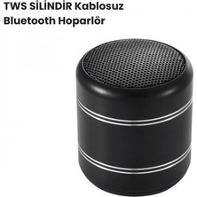 Pileli Store Mini Speaker Silindir