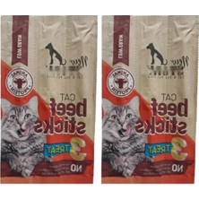 MarkEntegra Sığır Etli Yumuşak Kedi Ödül Maması, 5 Gram x 3 Adet, 3'lü Paket