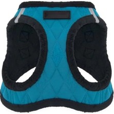 MarkEntegra Yumuşak Peluş Step-In Koşum Takımı - Küçük ve Orta Boy Köpekler Için (Turkuaz, S)
