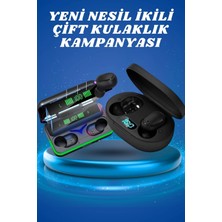 Pileli Store Ikili Bluetooth Kulaklık Dijital Göstergeli Uzun Pil Ömrü Yüksek Ses Kaliteli