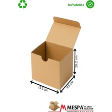 Meşpa Ambalaj 15.5 x 9.5 x 25.2 cm Kargo Kutusu 25 Adet – Karton Ürün Gönderim ve Paketleme Kutusu