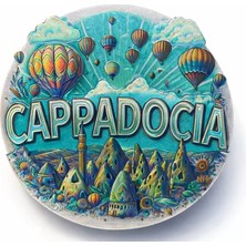 Pileli Store Pilelistore- Kapadokya Temalı Silikon Buzdolabı Magneti Model 6