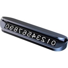 MarkEntegra Geçici Park Için Fosforlu Açılıp Kapanabilen Numaratör