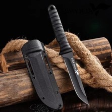 MarkEntegra Paslanmaz Çelik Boyun Askılı Kamp Bıçağı, Dayanıklı ve Şık Tasarım