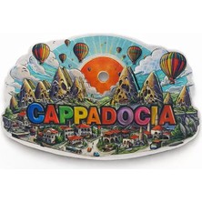 Pileli Store Pilelistore- Kapadokya Temalı Silikon Buzdolabı Magneti Model 4