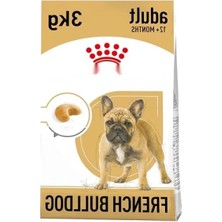 MarkEntegra French Bulldog Irkı Yetişkin Köpek Maması, 3 kg