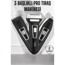 Pileli Store 3 Başlıklı Profesyonel Tıraş Makinesi