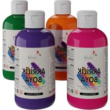 MarkEntegra 4'lü Akrilik Boya Seti - Dayanıklı ve Canlı Renkler