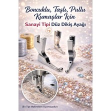 Simline Boncuk Dikiş Ayağı Terzi Dikiş Makinesi ( Sanayi Tipi Makinelere Uyumludur)