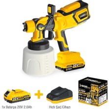 Nacario Mey Ithalat® Sgs 5460 Akülü Boya Tabancası 1x2.0 Akülü