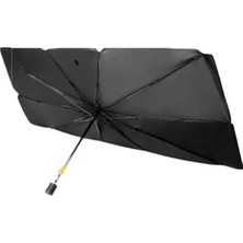 MarkEntegra Katlanabilir Şemsiye Şeklinde Araç Içi Ön Cam Güneşliği, Pratik Kullanım