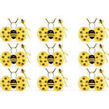 Pileli Store 9’lu Arı Kostüm Seti – Kanat Taç Asa