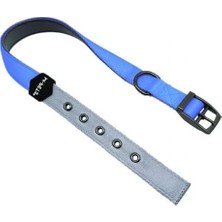 MarkEntegra Mavi Renkli Ayarlanabilir Yumuşak Köpek Boyun Tasması (M)