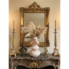 Flow Serıes Mocha Dekoratif Vazo – Özel Tasarım (30 Cm)