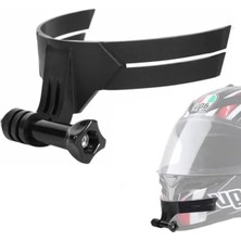 MarkEntegra Motosiklet Kask Çene Yapıştırıcılı Telefon ve Aksiyon Kamera Tutucu