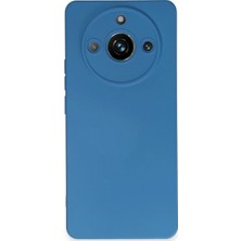 Asa Store Realme 11 Pro Kılıf Nano Içi Kadife Silikon - Mavi