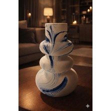 Flow Serıes Atlantıs Dekoratif Vazo – Özel Tasarım (30 Cm)