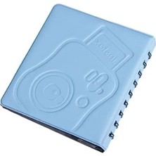 MarkEntegra 68 Fotoğraf Kapasiteli Spiralli Polakart Albüm - Mavi