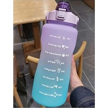 MarkEntegra Motivasyonel Su Şişesi, 2l, Bpa Içermez, Spor Salonu Için Uygun