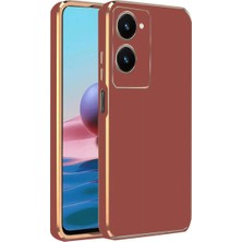 Asa Store Vivo Y18 Kılıf Volet Silikon - Kırmızı