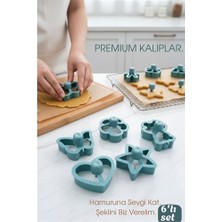 Senka 6'LI Tasarım Kurabiye Kalıbı Seti