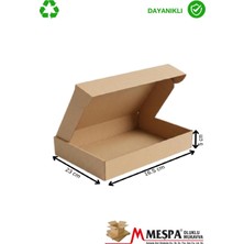 Meşpa Ambalaj 16.5 x 23 x 5 cm Kargo Kutusu 25 Adet – Karton Ürün Gönderim ve Paketleme Kutusu