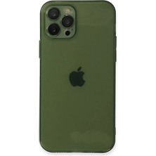 Asa Store Iphone 12 Pro Max Kılıf Fly Lens Silikon - Yeşil