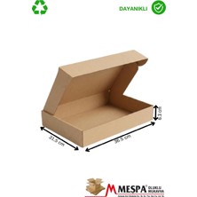 Meşpa Ambalaj 36.5 x 31.5 x 6,3 cm Kargo Kutusu 25 Adet – Karton Ürün Gönderim ve Paketleme Kutusu