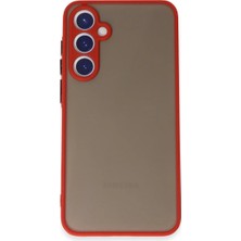 Asa Store Samsung Galaxy S23 Kılıf Montreal Silikon Kapak - Kırmızı