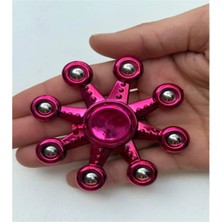Bamtebi Metal Stres Çarkı 4 Farklı Desen Fidget Spinner Stres Atıcı ve Rahatlatıcı Stres Çarkı