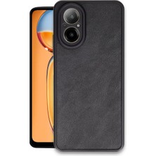 Asa Store Realme 12 Lite Kılıf Aras Deri Kapak - Siyah