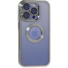 Asa Store Iphone 15 Pro Max Kılıf Slot Silikon - Gümüş