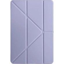 Asa Store Samsung Galaxy X910 Tab S9 Ultra 14.6 Kılıf Kalemlikli Mars Tablet Kılıfı - Lila
