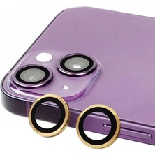 Asa Store Iphone 15 Raze Metal Kamera Lens - Sarı