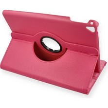 Asa Store Ipad 9.7 (2018) Kılıf 360 Tablet Deri Kılıf - Pembe