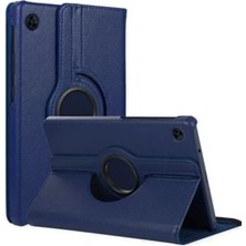 Asa Store Samsung Galaxy Tab A11 360 Tablet Deri Kılıf - Lacivert