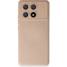 Asa Store Xiaomi Poco X6 Pro Kılıf Nano Içi Kadife Silikon - Pudra