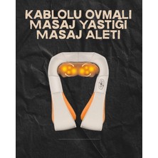 Pileli Store Ovmalı Isıtmalı Elektrikli Masaj Aleti – Boyun Sırt Bel Omuz ve Bacak Için Profesyonel Masaj Aleti