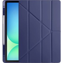 Asa Store Ipad Pro 13 (2024) Kılıf Kalemlikli Hugo Tablet Kılıfı - Lacivert
