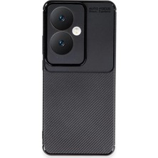 Asa Store Oppo Reno 11F Kılıf Auto Focus Karbon Kapak - Siyah