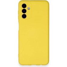 Asa Store Samsung Galaxy A14 4g Kılıf Nano Içi Kadife Silikon - Sarı