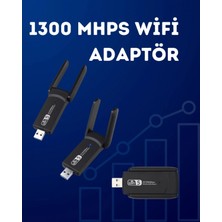 Pileli Store USB Wifi Adaptör – 1200 Mbps Hız